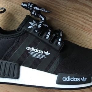 Adidas NMD_R1 Logo Black & White 6Y (Women’s 7.5)